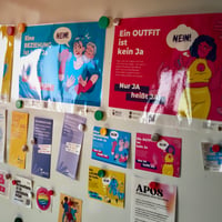Material für Kampagnen zur Prävention sexualisierter und häuslicher Gewalt